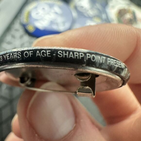 USA Original Vintage Pinback Button Hard Rock Original 1971 #p2 Very Rare! - Picture 6 of 6